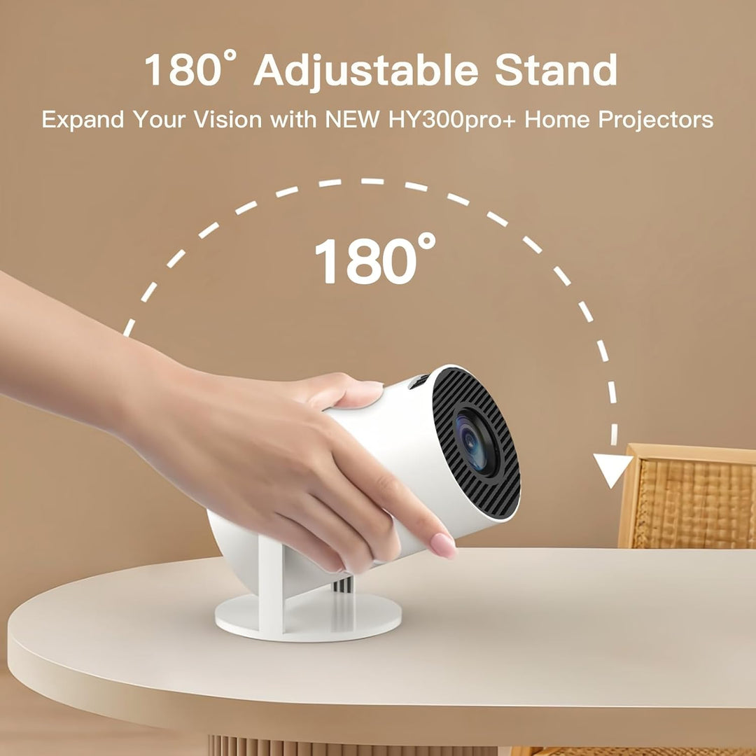 Mini proyector con WiFi 6 y Bluetooth 54 Auto Keystone