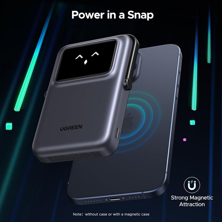 UGREEN Uno 10000mAh banco magnético PD 20W Qi 7.5W para iPhone | So...
