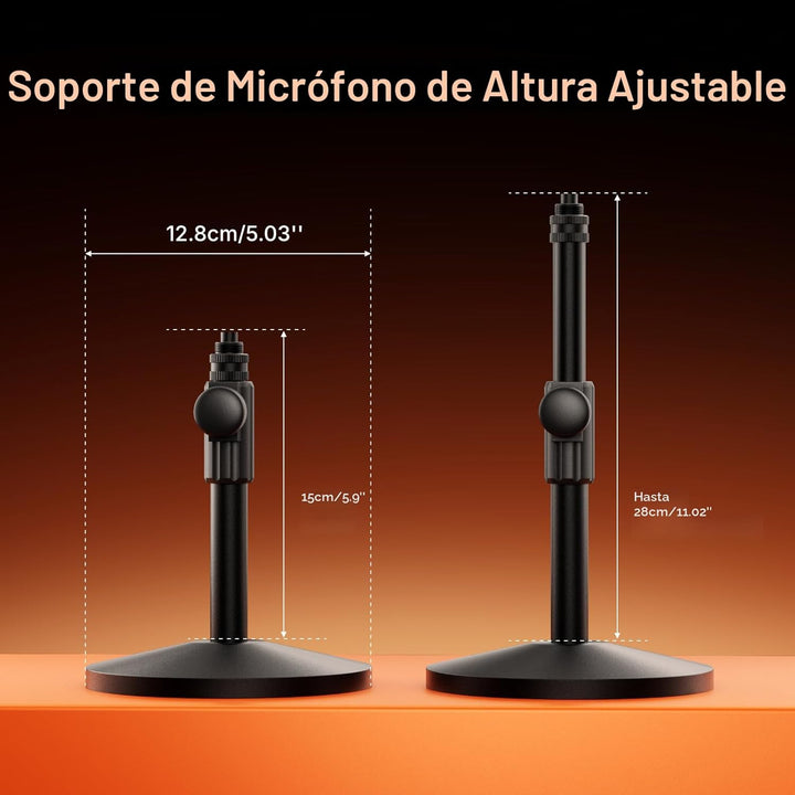 MAONO PD200W Paquete de equipo de podcast híbrido inalámbrico para...