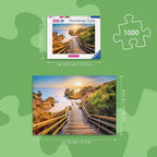 Ravensburger Stairway to Camilo Beach, Algarve, rompecabezas de 1000 piezas para adultos