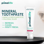 Primal Life Organics Pasta de dientes mineral premium Dirty Mouth, 4 Ounce, Piperita