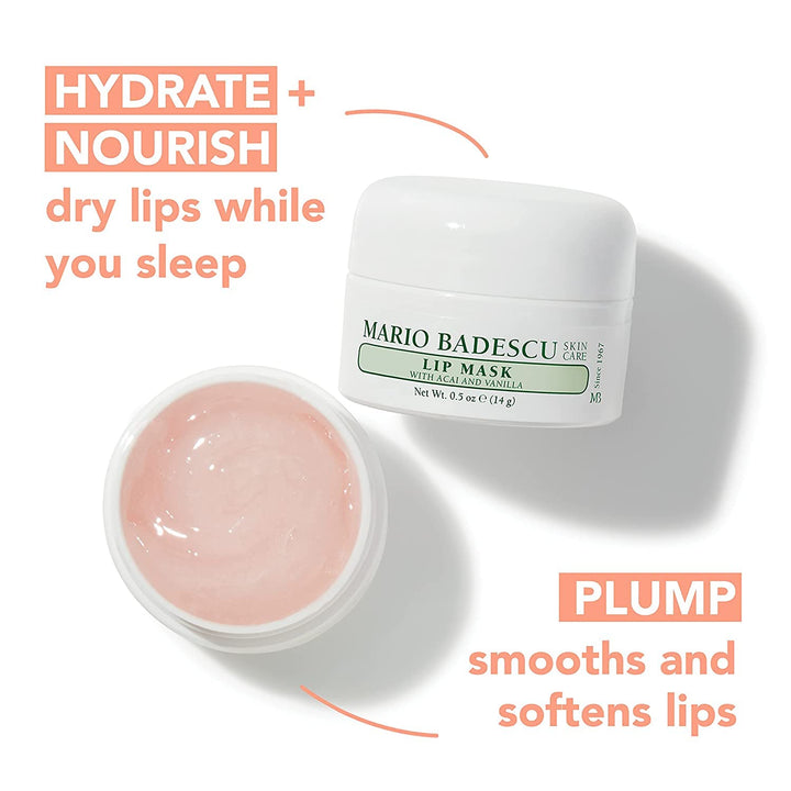 Mario Badescu Máscara labial, tratamiento de labios durante la noch...