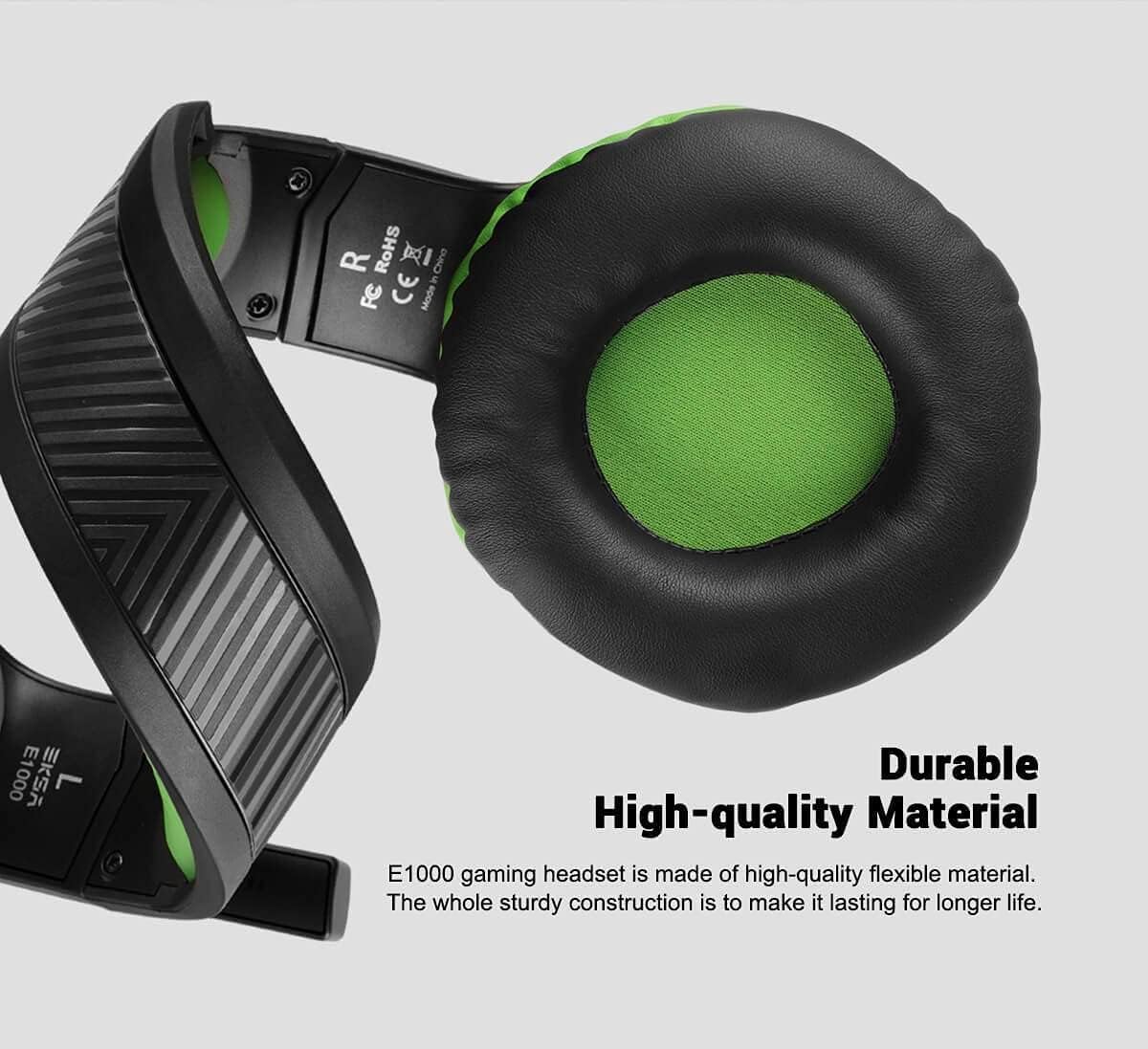 EKSA E1000 - Auriculares para juegos, auriculares para computadora...