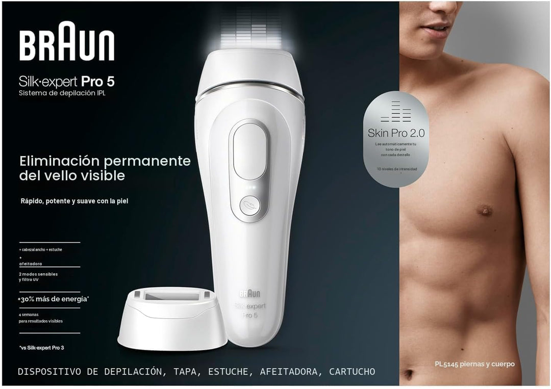 Braun Smart IPL, Silk·Expert Pro 5: Dispositivo de Depilación Láser...