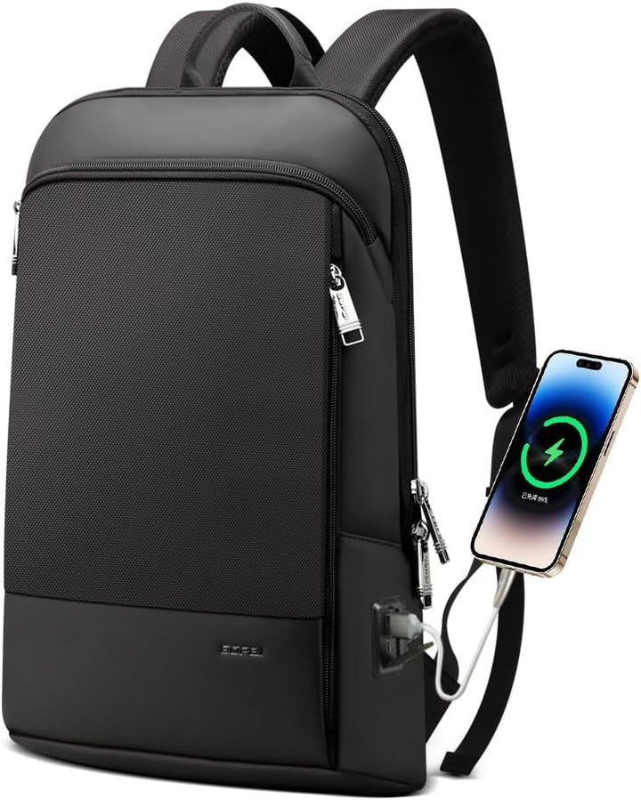 BOPAI Mochila para laptop súper delgada de 15 pulgadas para hombre...
