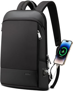 BOPAI Mochila para laptop súper delgada de 15 pulgadas para hombre...