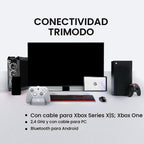 GameSir G7 Pro Control inalámbrico con cable para Xbox Series X|S, Xbox One, Gamepad inalámbr de PC y Android con sticks TMR, gatillos analógicos de efecto Hall, tasa de sondeo 1000 Hz, con conector de audio de 3.5 mm - Negro