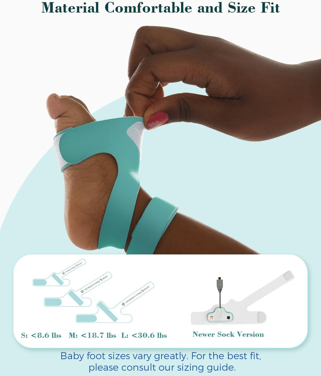 Babytone Monitor de sueño para bebé con estación base