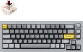 Keychron Q2 Teclado mecánico con cable al 65% con perilla y RGB – Interruptor marrón Gateron G Pro intercambiable en caliente, programable QMK/VIA, montaje de doble junta, cuerpo de aluminio para Mac