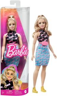 Muñeca Barbie Fashionistas #202, con curvas y cabello rubio, con at...