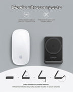 Anker MagGo - Estación de carga plegable Qi2 de 15 W compatible con MagSafe 3 en 1