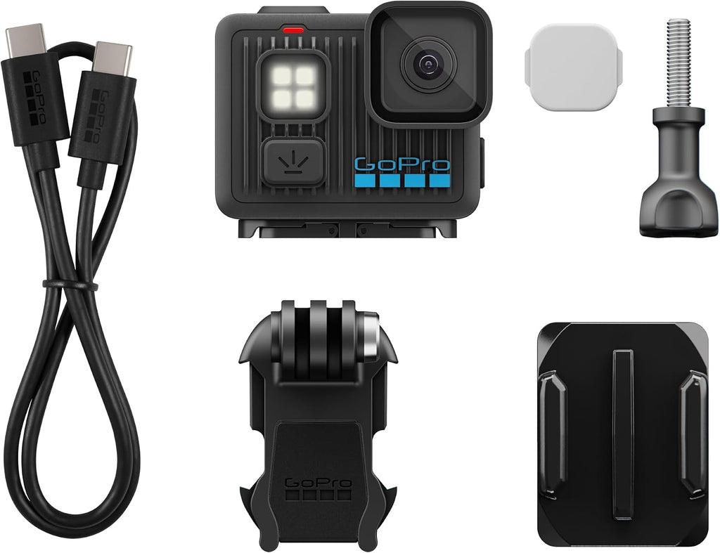 GoPro LIT Hero - Cámara de acción ligera, compacta, impermeable con luz incorporada, HÉROE LIT