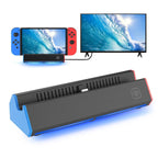 iPLYGAM Switch Dock para Nintendo Switch1/OLED, Estación de Dock Portátil para Switch con 4K HDMI/USB/Tipo de Puerto, Reemplazo para Dock de Nintendo Cargador (NO Cable Incluido)