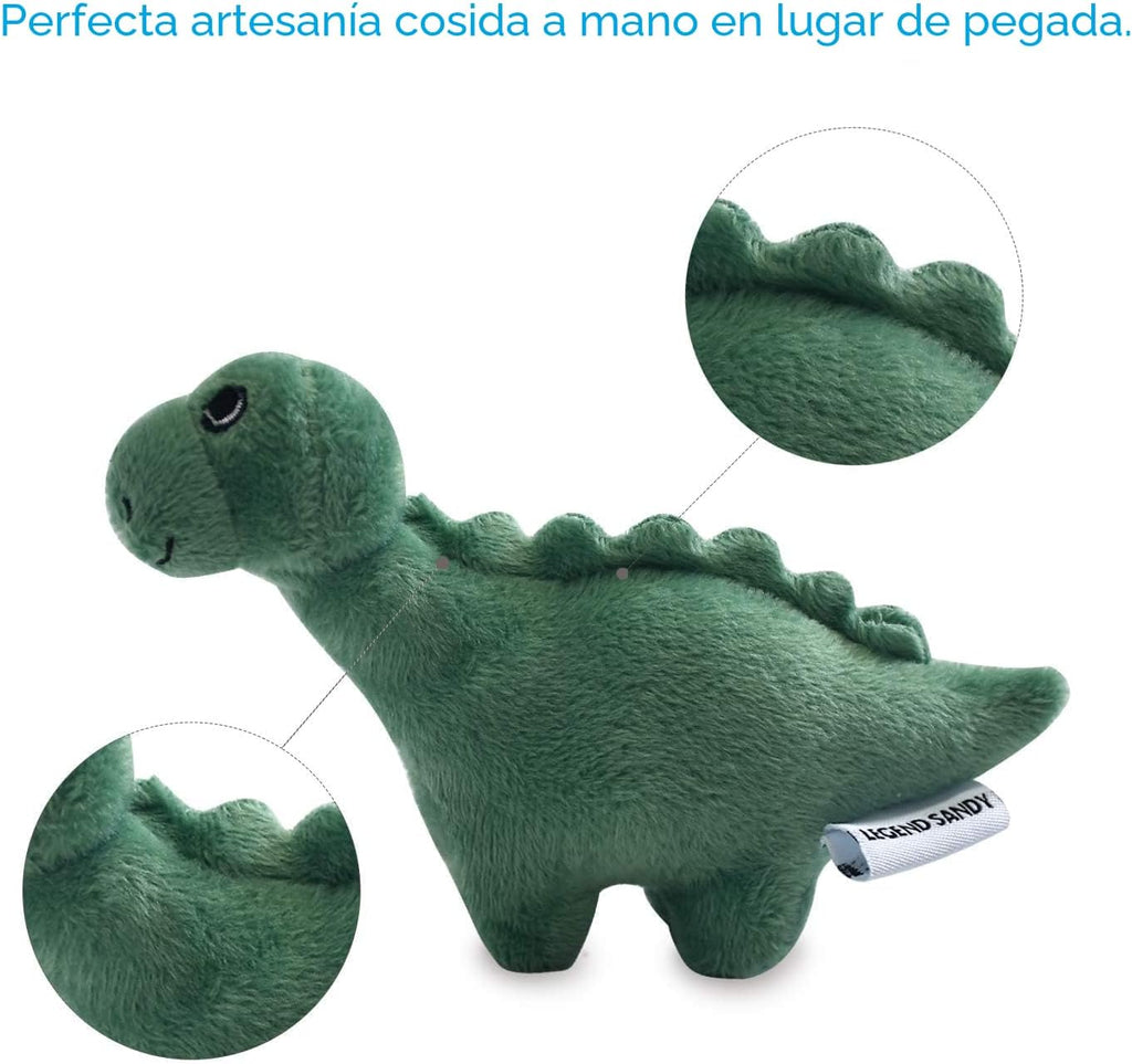 LEGEND SANDY Paquete de juguetes de peluche chirriantes para cachorros, juguetes masticables pequeños para cachorros, 12 juguetes para perros a granel con chirriantes, lindo juguete suave para