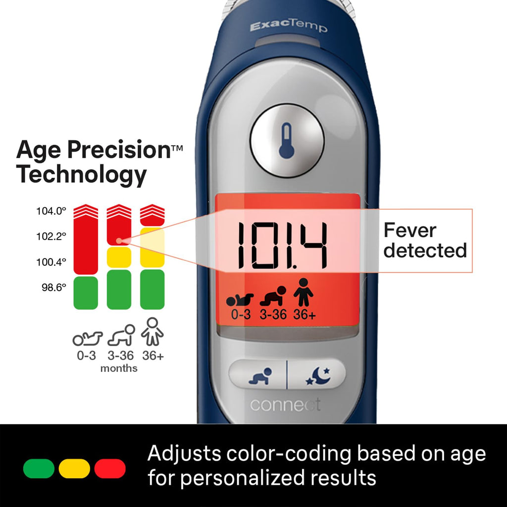 Braun Termómetro digital ThermoScan 7+ Connect para niños