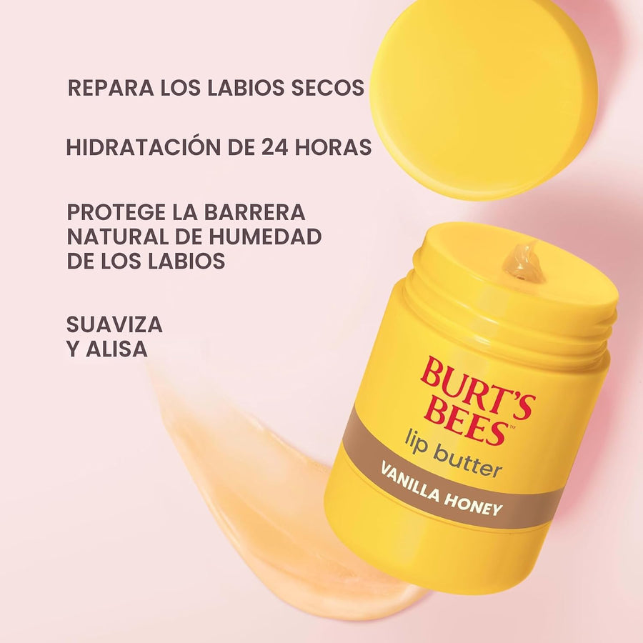 Burt's Bees Mantequilla de labios con miel de vainilla, repara...