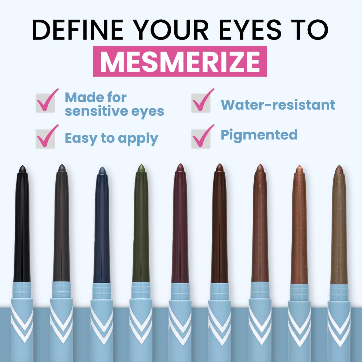 PRIME PROMETICS PrimeEyes Delineador de ojos deslizable para mujere...