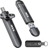 SSK Unidad flash USB SSD de 1 TB, unidad externa de estado sólido T...