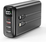 Eliegntist Cargador portátil de 50000 mAh con cables USB-C y Lightn...