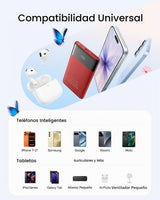 VEGER Cargador portátil de carga rápida 10000mAh 22,5W con cables i...