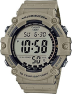 Casio Illuminator AE1500WH Series | Batería de 10 años | Retroiluminación LED | 5 alarmas | Cronómetro de 1/100 segundos | Reloj digital para hombre