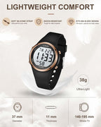 Relojes Deportivos CIVO para Mujer: Pantalla LCD Grande, Números de Fácil Lectura