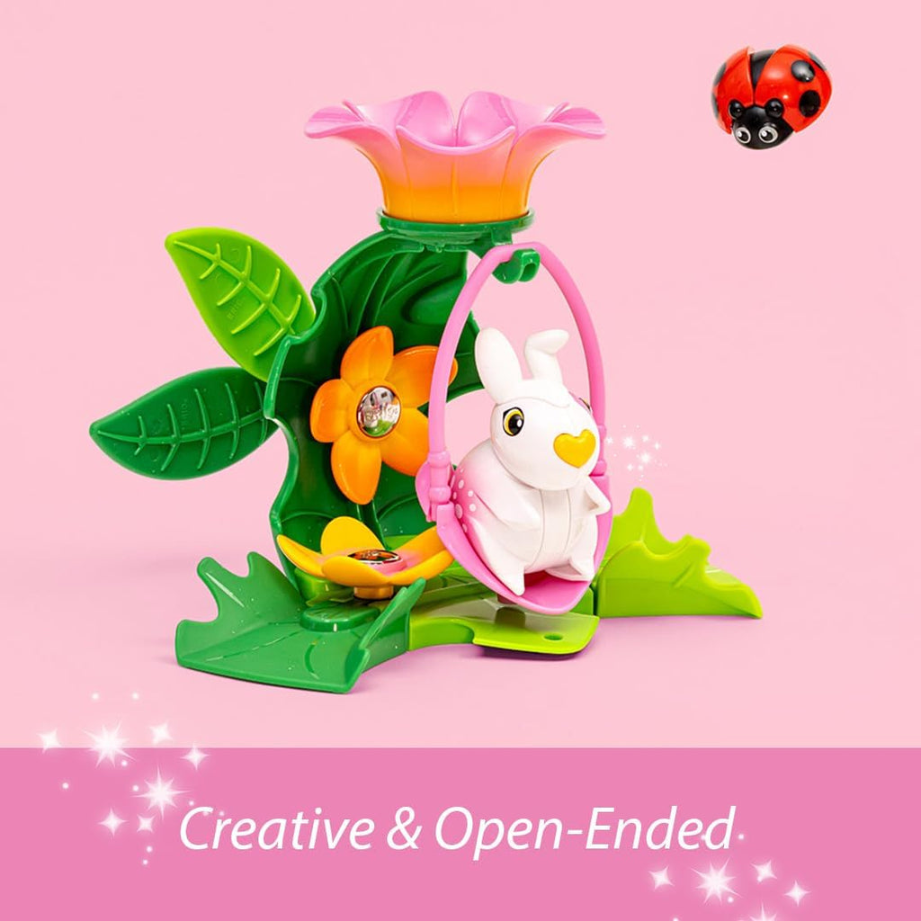 BRIO Flora Azalea Flower Swing - Encantador juego interactivo de construcción y decoración de 11 piezas para un juego imaginativo - A partir de 3 años