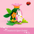 BRIO Flora Azalea Flower Swing - Encantador juego interactivo de construcción y decoración de 11 piezas para un juego imaginativo - A partir de 3 años