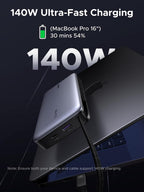UGREEN Nexode Banco de Energía, Cargador Portátil para Laptop de 25...
