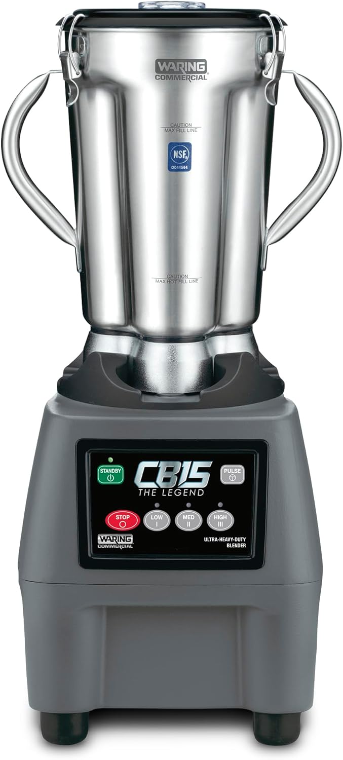 Batidora de alimentos Waring de un galón con teclado electrónico