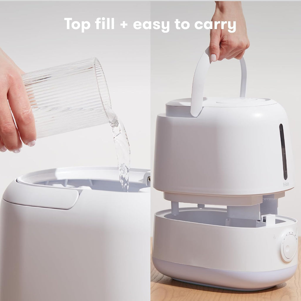 Frida 3 en 1 XL Top Fill Cool Mist Humidificador para dormitorio