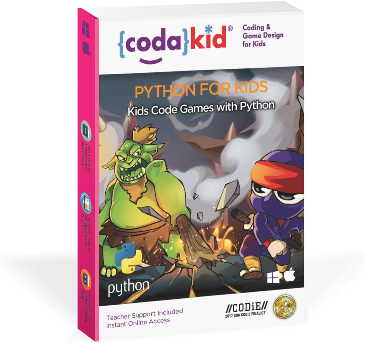CodaKid Python Coding Box para Kids - Game Development & Computer Programming, Ages 10+ - Includes 12 Months Access & Online Mentor Support