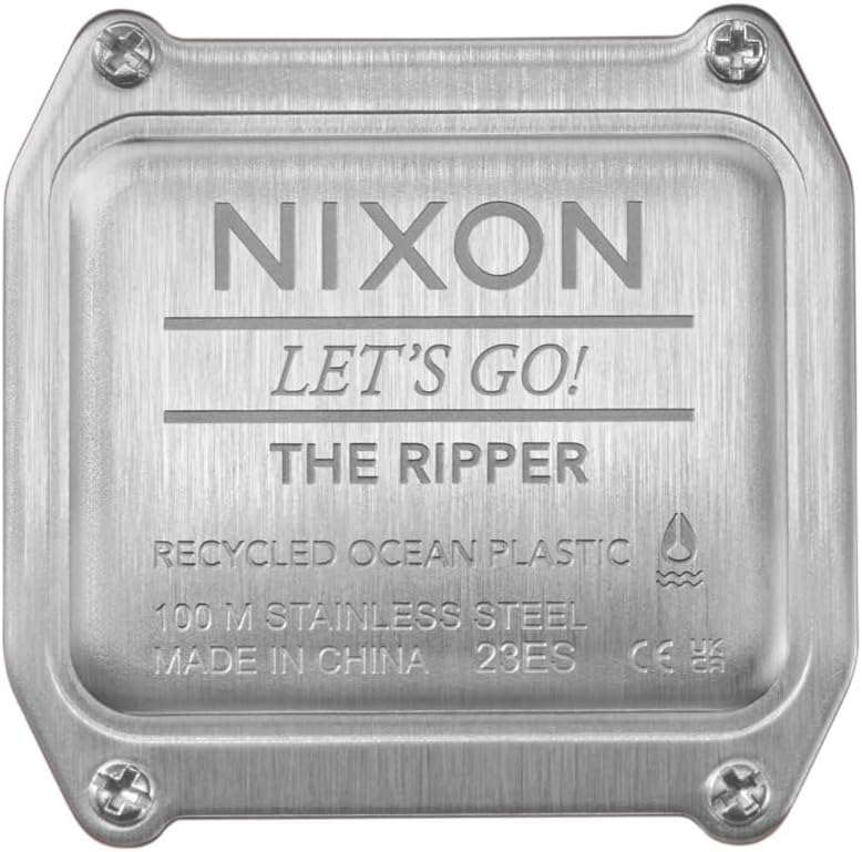 NIXON Ripper A1399-328.1 ft Reloj deportivo digital resistente al agua para