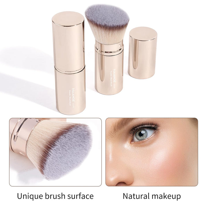 MAANGE 8 piezas de brochas de maquillaje con bolsa, brochas de maqu...
