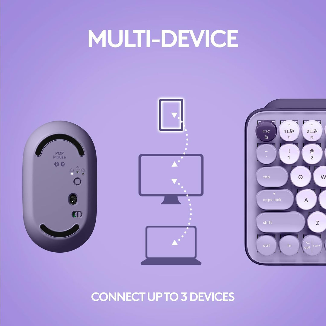 Logitech POP Keys + POP Mouse Conjunto de teclado inalámbrico y mou...