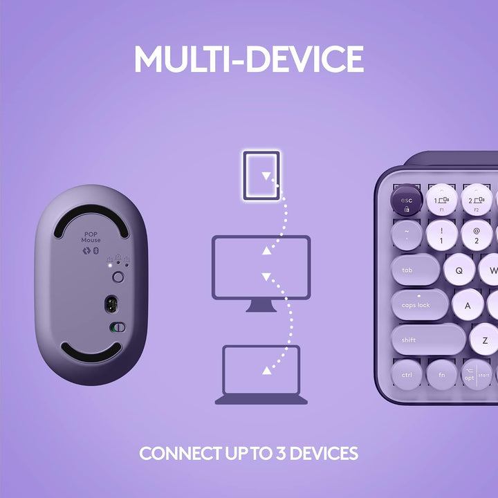 Logitech POP Keys + POP Mouse Conjunto de teclado inalámbrico y mou...