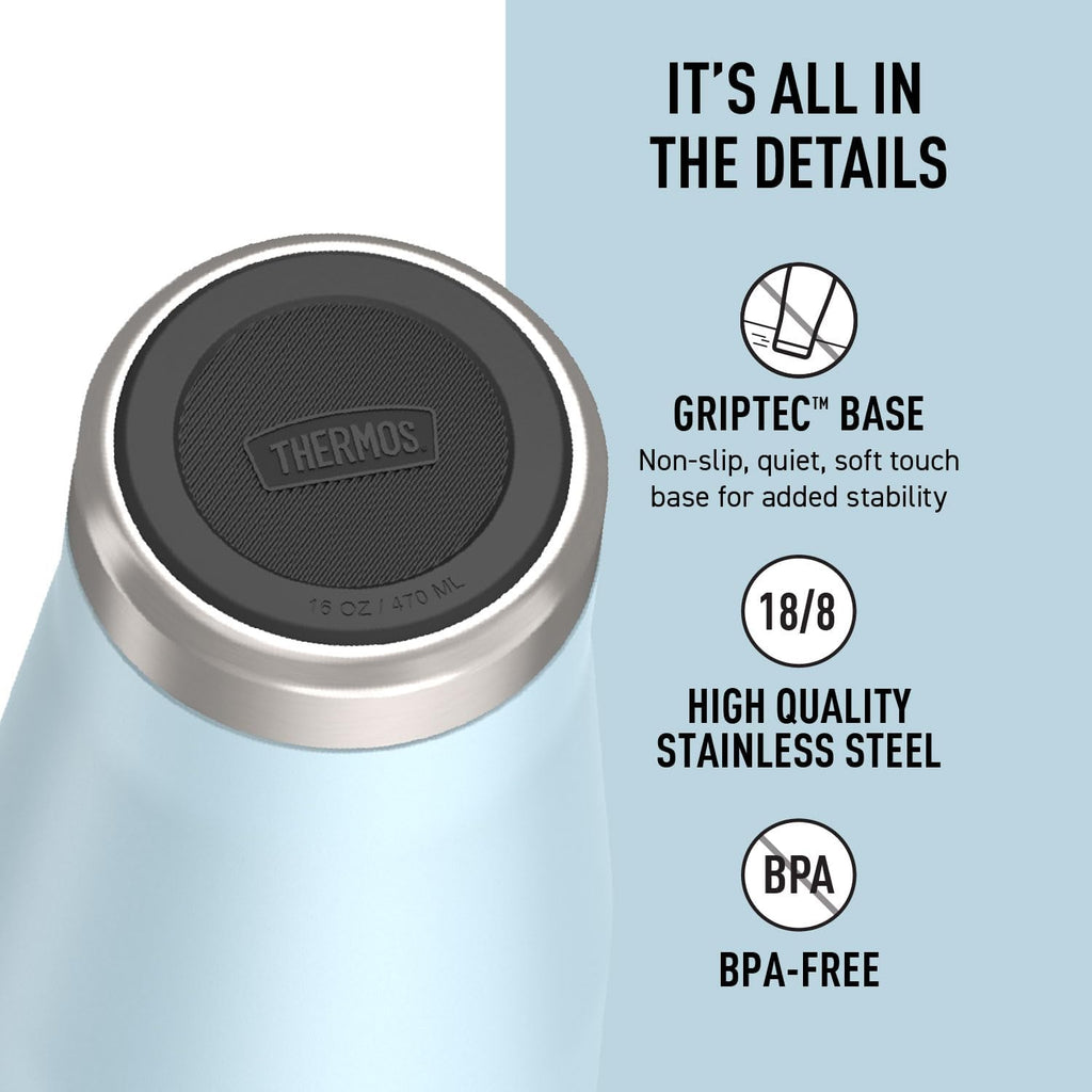 THERMOS ICON SERIES, Vaso de Acero Inoxidable, Glacier, 16 oz