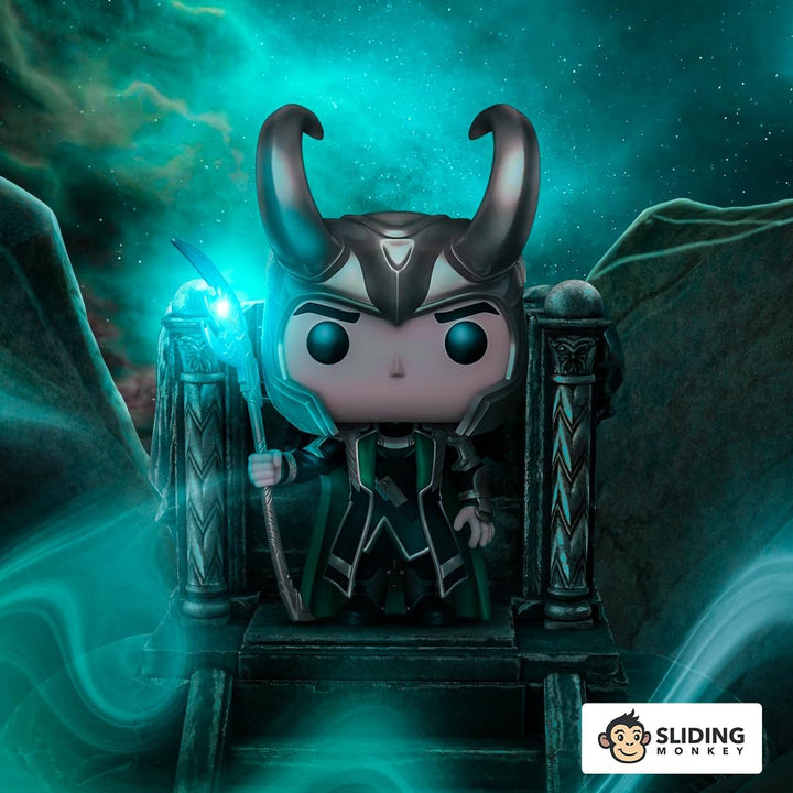 Funko Loki con Cetro (Glow in the Dark) (Edición especial exclusiva)