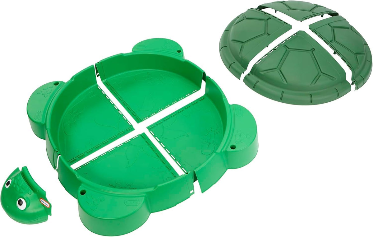 Little Tikes Caja de Arena con Forma de Tortuga, para Niños y Niñas de 1 a 6 Años