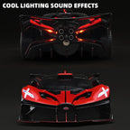 1/24 Coches de juguete fundidos a presión con spray compatibles con Bugatti Bolide