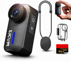 SJCAM Cámara de acción C110 más 4K, mini leva magnética del cuerpo del POV
