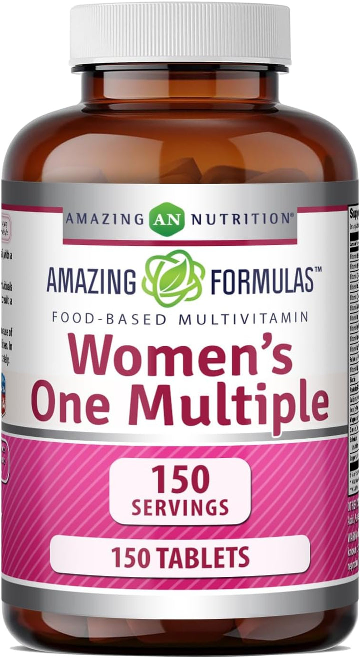 Amazing Formulas One Multivitamínico para mujer, a base de alimento...