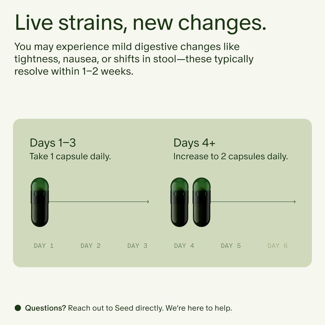 Seed DS-01 Daily Synbiotic Prebiótico y probiótico para