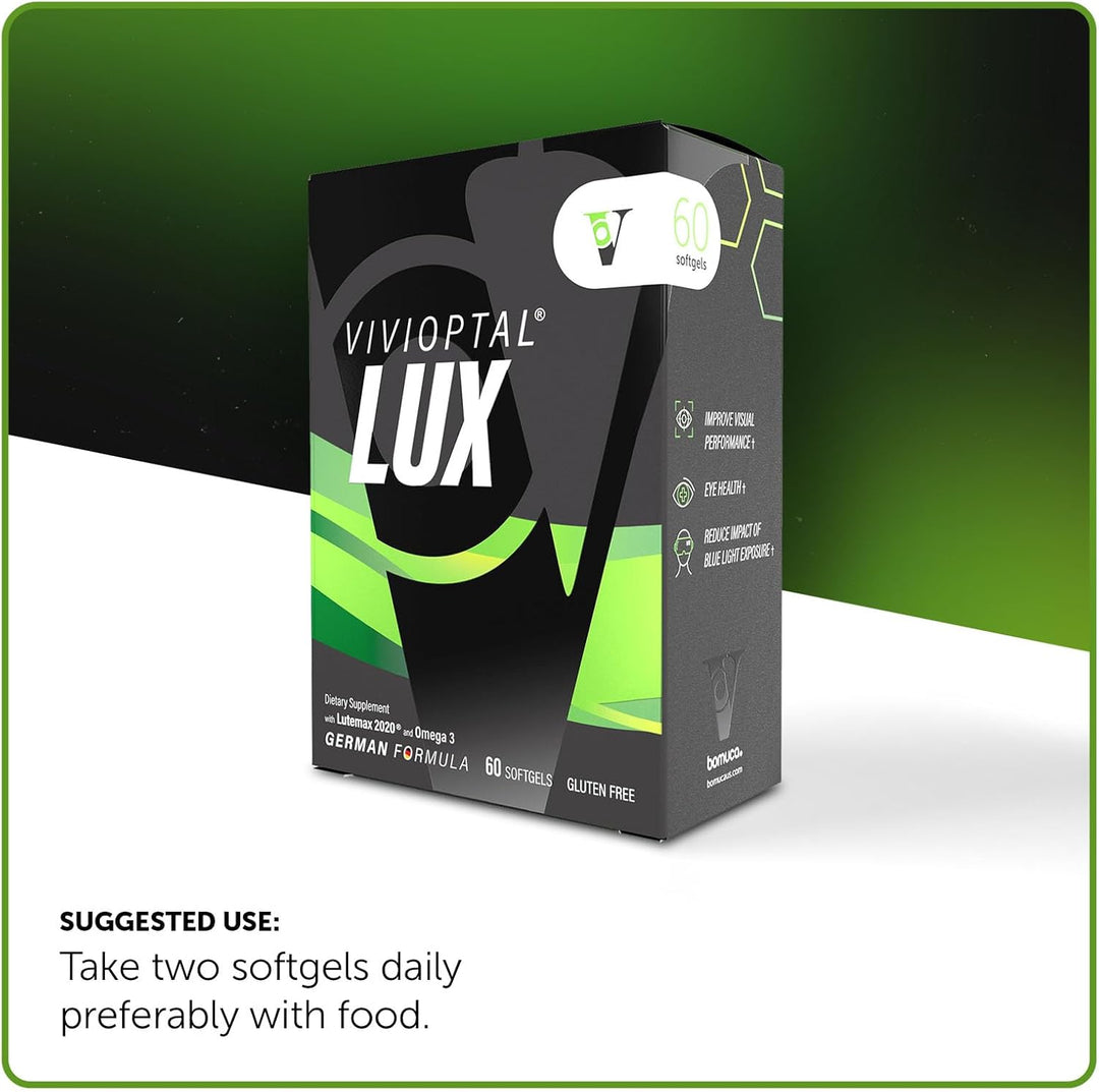 Vivioptal Lux 60 cápsulas blandas, Omega 3, zinc y vitamina C y E,...