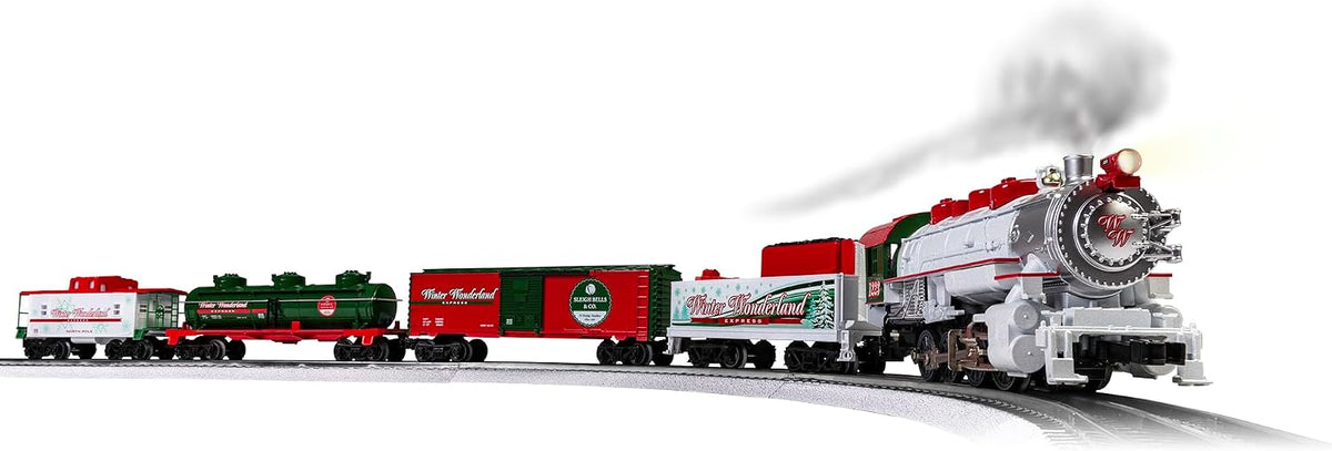 Lionel Winter Wonderland Electric O Gauge Train Set con Remote, Age 14+