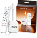 Último Smart TV Stick Android 14.0 2026 4K @60fps Ultra HD TV Stick Android Box 2GB RAM 16GB ROM RK3518 procesador Dual WiFi 6 2.4G/5G BT5 HDR10+ USB2.0 HDMI 2.0 con control remoto por voz Bluetooth