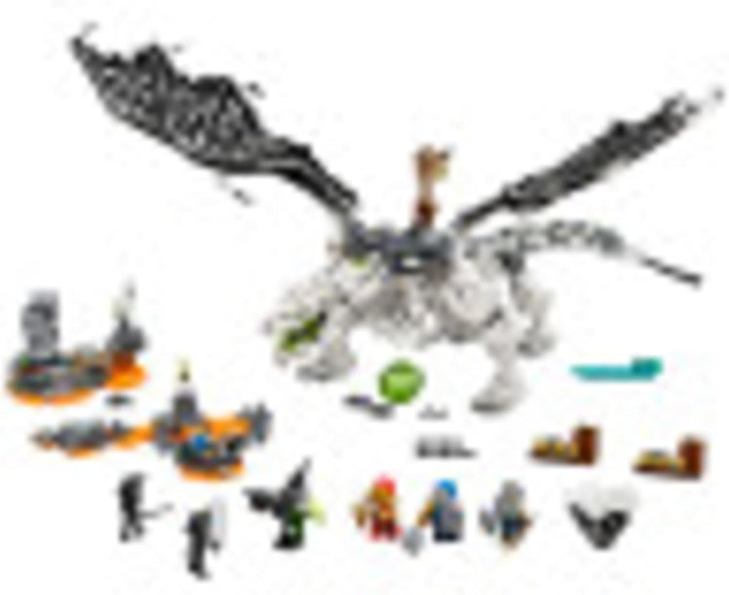 LEGO NINJAGO - Juego de dragón de brujo de calavera 71721 NINJAGO con figuras de juguete de guerrero (1,016 piezas)