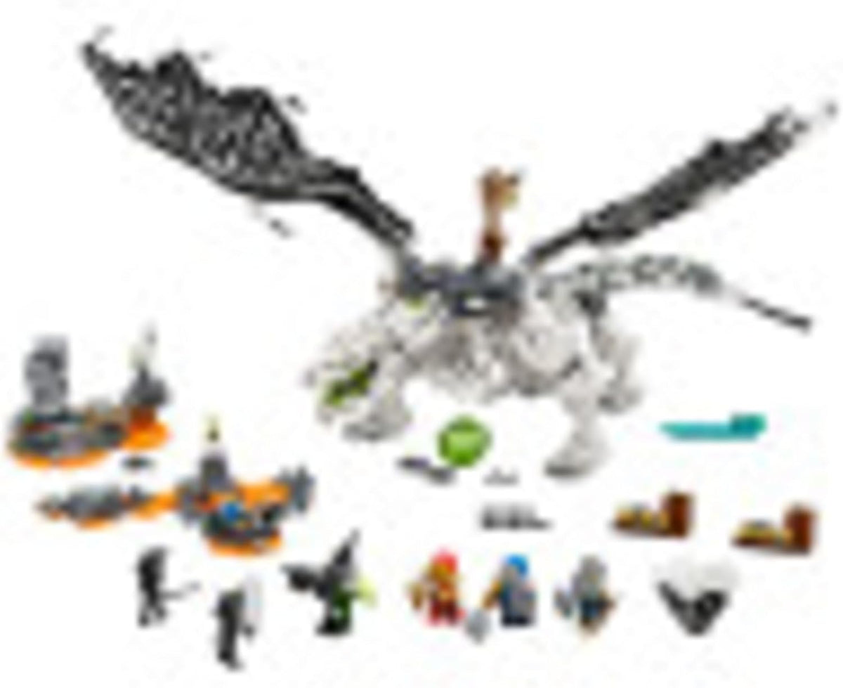 LEGO NINJAGO - Juego de dragón de brujo de calavera 71721 NINJAGO con figuras de juguete de guerrero (1,016 piezas)