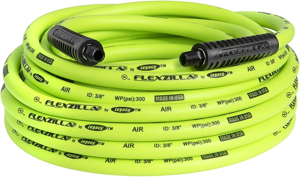 Flexzilla Carrete de manguera de aire retráctil de cara abierta, 3\...