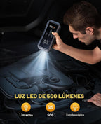 YaberAuto Arrancador 11 en 1 6000A 150PSI con compresor de aire 80Wh 160wDC